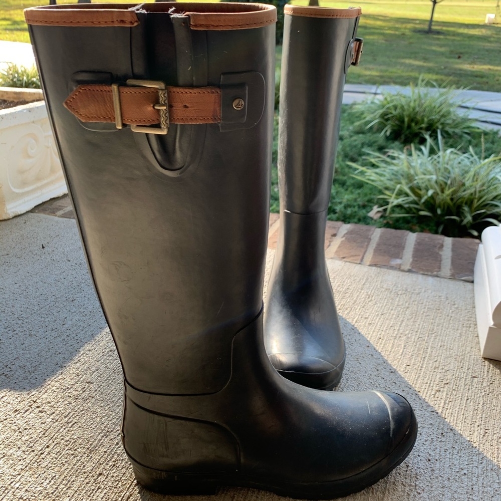 Women’s Sz-12 Sperry Top-Sider Rubber Boots